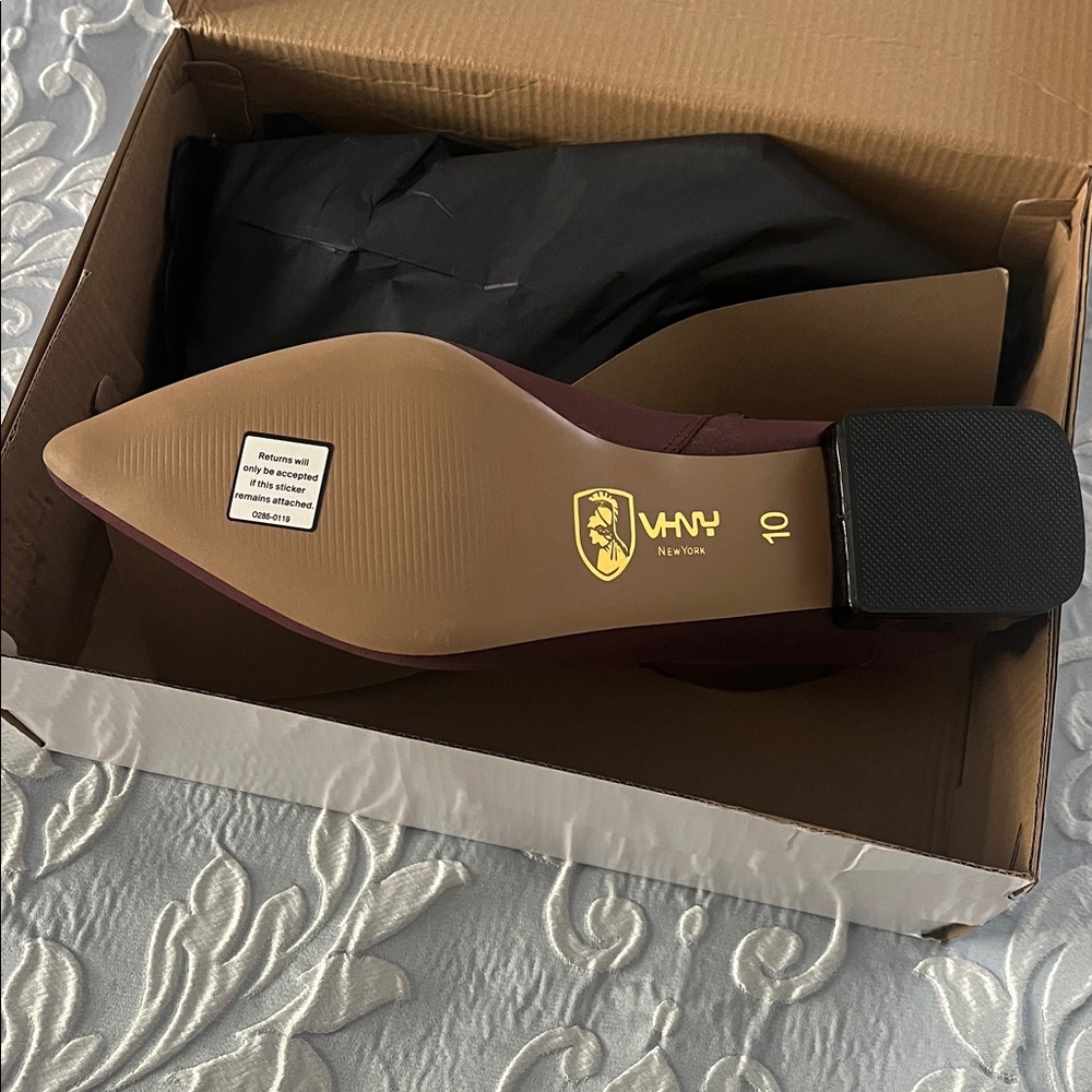 Ankle Boots - Burgandy by Vivienne Hu - Brand New - Picture 5 of 11